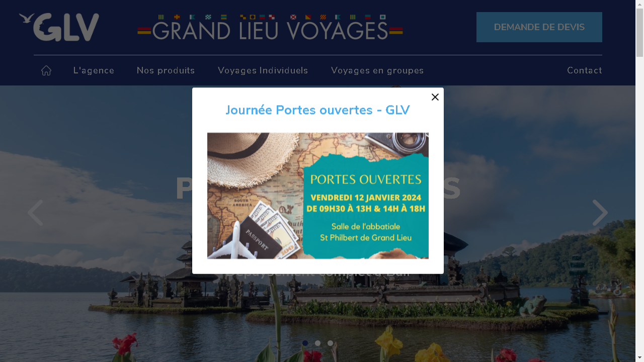 Capture d'écran de http://www.grandlieuvoyages.fr/